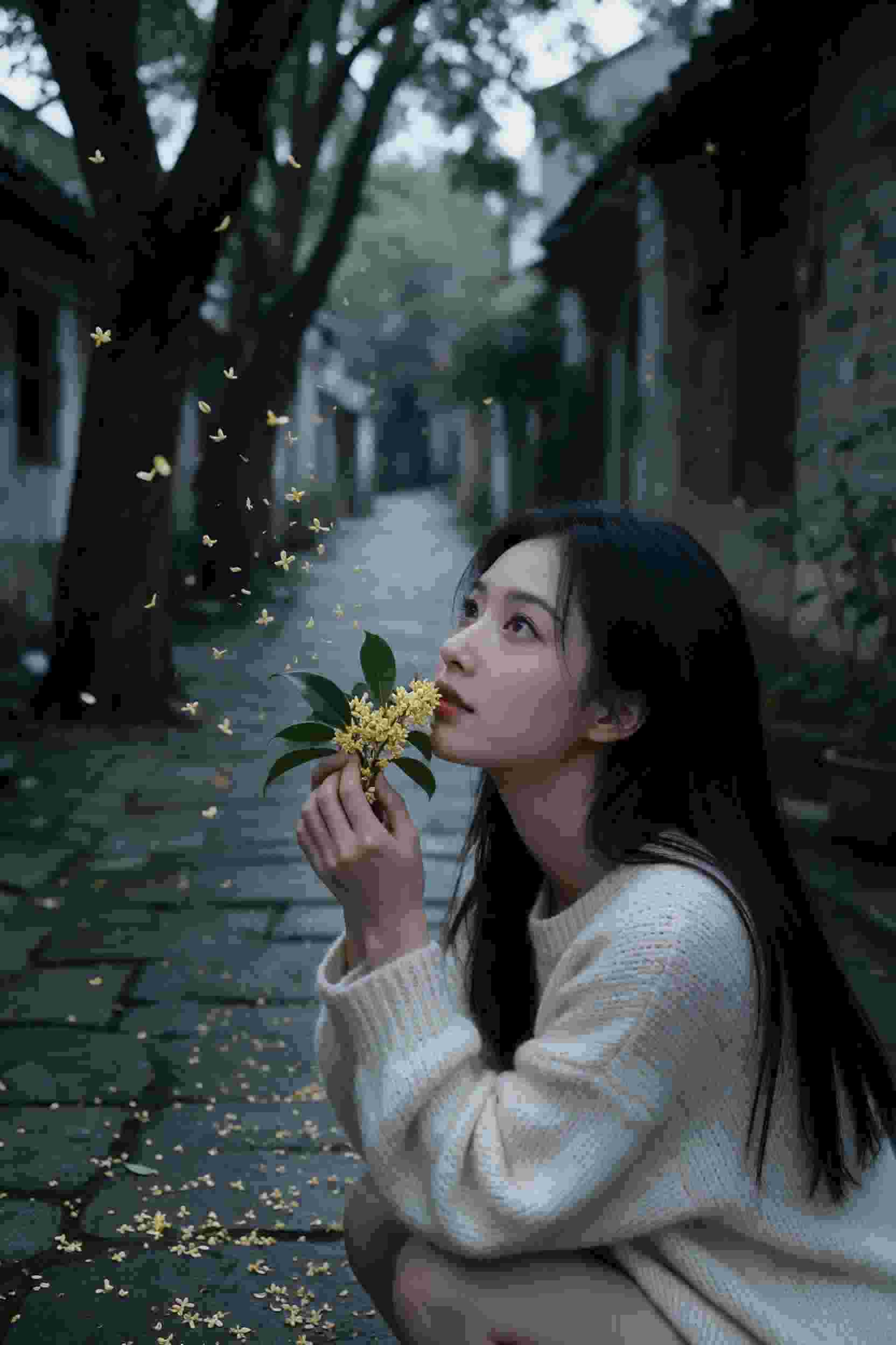 这个女孩很能干